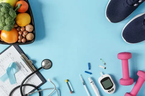 A group of people collaborating on a health project